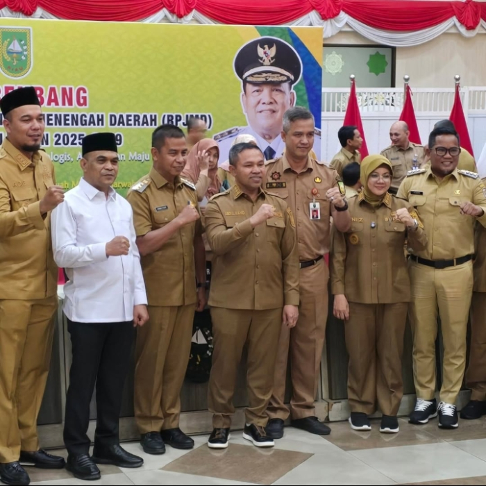 Bupati Pelalawan H. Zukri menghadiri Musyawarah Perencanaan Pembangunan (Musrenbang) 